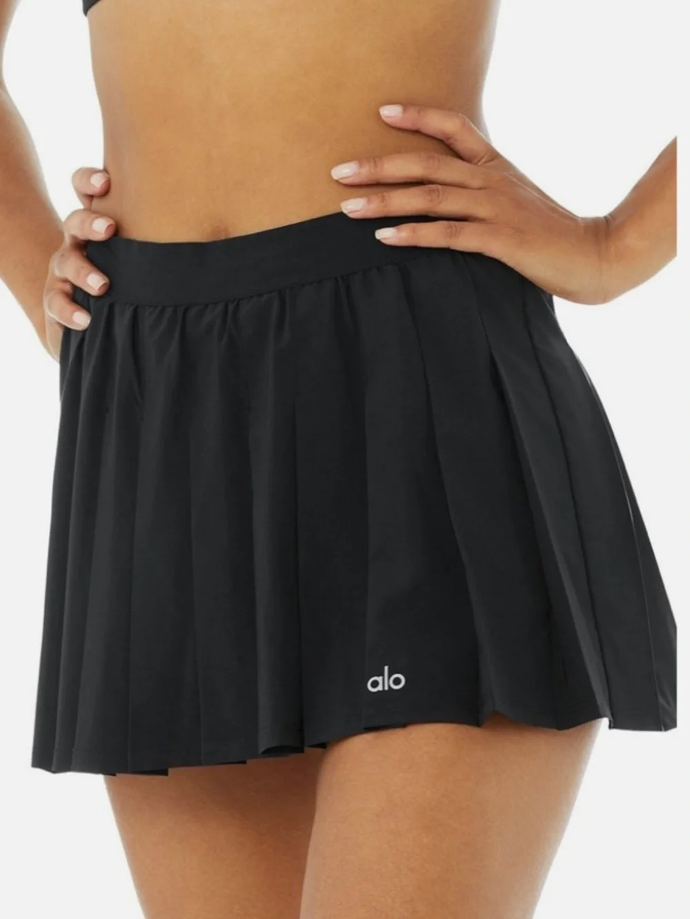 Alo Yoga Varsity Tennis Skirt Black XS-S